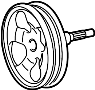 Image of Power Steering Pump Pulley image for your 2007 TOYOTA TACOMA 4000CC 24-VALVE DOHC EFI, MANUAL, 6-SPEED