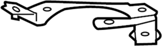 Image of Radio Speaker Bracket (Front, Rear) image for your 2020 TOYOTA TACOMA Limited Crew Cab Pickup Fleetside 3.5L  4WD