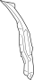 Image of Quarter Panel Reinforcement (Rear, Upper, Lower) image for your 2017 Toyota 86   