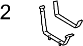 Image of Fuel Tank Strap Sleeve image for your 2011 Toyota FJ Cruiser  Base Sport Utility 