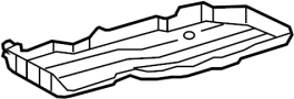 Image of Tank. Shield. Protector. Fuel. Skid Plate. SUB - Assembly. (Lower). A heavy steel Plate. image for your 2018 Toyota Tacoma 3.5L V6 M/T 4WD TRD Off-Road Crew Cab Pickup Fleetside 