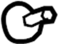 Image of Liftgate Glass Hinge Seal image for your 1999 TOYOTA LAND CRUISER