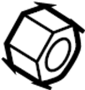 Image of Spare Tire Nut image for your Toyota