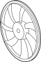Image of Engine Cooling Fan Blade image for your 2019 Toyota Highlander   