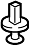 View Grommet. Bumper. (Front, Upper) Full-Sized Product Image