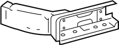 Image of Floor Pan Reinforcement (Front, Rear, Lower) image for your 2013 Toyota Prius v   