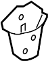 View Bracket. Rail. Support. (Front, Rear, Lower) Full-Sized Product Image