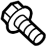 Image of BOLT, FLANGE. Link bolt. image for your 2008 Toyota Matrix   
