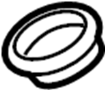 View Pipe. Gasket. Exhaust. (Front, Rear) Full-Sized Product Image