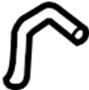 Image of Exhaust System Hanger Bracket image for your 2014 Toyota Corolla  LE SEDAN 