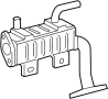 Image of Exhaust Gas Recirculation (EGR) Cooler image for your 2024 TOYOTA GRAND HIGHLANDER Hybrid Limited