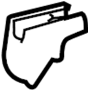 Image of Seat Track Cover image for your 2024 Toyota Camry 2.5L A/T FWD SE SEDAN 