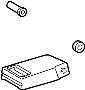 Image of Armrest Assembly, Seat. (Rear) image for your 2014 Toyota Corolla   