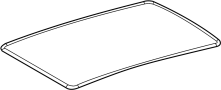 Image of Glass Weatherstrip. Weatherstrip, SLIDIN. image for your 2019 Toyota Highlander  XLE Sport Utility 