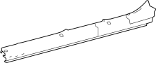 Image of Rocker Panel Reinforcement (Rear) image for your 2018 Toyota Corolla iM   