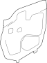 Image of Door Water Deflector (Front) image for your 2023 Toyota RAV4 PRIME   