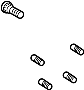 Image of Wheel Lug Stud image for your 2023 TOYOTA TACOMA SR5 Extended Cab Pickup Fleetside