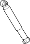Image of Suspension Shock Absorber (Rear) image for your 2019 Toyota Highlander  Limited Sport Utility 