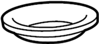 Image of Coil Spring Insulator (Rear, Upper, Lower) image for your 2018 Toyota Highlander  Hybrid Limited Sport Utility 