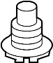Image of Suspension Crossmember Insulator (Front, Rear) image for your 2018 Toyota Avalon  LIMITED SEDAN 