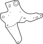 Image of Back Glass Bracket image for your 2016 TOYOTA HIGHLANDER
