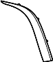 Image of Extension insert. INSERT, Bumper EX. (Front) image for your 2021 TOYOTA HIGHLANDER Hybrid LE