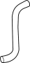 Image of Radiator Coolant Hose (Upper, Lower) image for your 2013 Toyota Highlander   