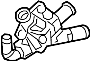 Image of Outlet. Water. Engine Coolant Inlet. image for your 2024 Toyota Tacoma   