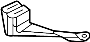 Image of Seat Belt Receptacle (Rear) image for your Toyota