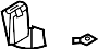 Image of Seat Belt Receptacle image for your Toyota