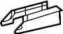 Image of Seat Track Cover (Rear) image for your 2005 TOYOTA CAMRY