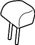 Image of Headrest Assembly, SE. Headrest, center. (Rear) image for your 2015 Toyota Prius v   