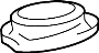 View Insulator, Coil S. Spring Insulator. (Front, Lower) Full-Sized Product Image 1 of 2