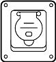 Image of Power outlet. SOCKET ASSEMBLY, POWER O. image for your Toyota