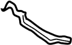 View Engine Timing Cover Gasket (Front, Lower) Full-Sized Product Image