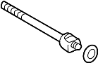 Image of Steering Tie Rod End image for your 2005 Toyota Solara  SE CONVERTIBLE 