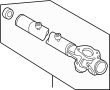 Image of Rack And Pinion Housing image for your 1992 TOYOTA CAMRY WAGON, DX