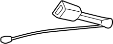 Image of Seat Belt Receptacle (Front) image for your 2003 TOYOTA AVALON