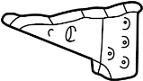 Image of Body A-Pillar Reinforcement Bracket (Front, Upper, Lower) image for your 2021 Toyota Prius AWD-e   