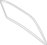 View Back Glass Reveal Molding (Lower) Full-Sized Product Image 1 of 1