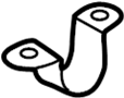 View Suspension Stabilizer Bar Bracket (Rear, Lower) Full-Sized Product Image