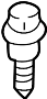 View Headlight Mounting Bolt Full-Sized Product Image