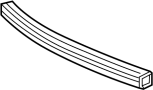Image of Bumper Face Bar Reinforcement Beam (Front) image for your 2023 TOYOTA TACOMA