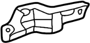 View Bumper Face Bar Bracket (Front, Upper) Full-Sized Product Image 1 of 2