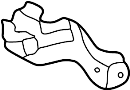 View Grille Bracket (Lower) Full-Sized Product Image