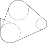 View Accessory Drive Belt Full-Sized Product Image 1 of 2