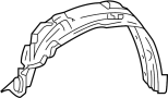 View Fender Splash Shield (Left, Front, Rear, Upper) Full-Sized Product Image