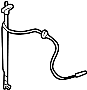Image of Radio Antenna Assembly image for your 2000 Toyota Tacoma  DLX Standard Cab Pickup Fleetside 