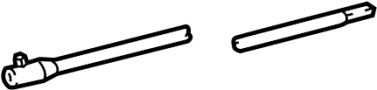 Image of Floor Jack Handle image for your 2001 Toyota Tacoma 2.4L M/T 4WD DLX Extended Cab Pickup Fleetside 
