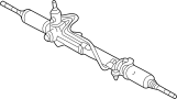 Image of Rack and Pinion Assembly image for your 2006 Toyota Tacoma 2.7L M/T 4WD Base Standard Cab Pickup Fleetside 